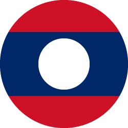 Lao People's Democratic Republic Flag